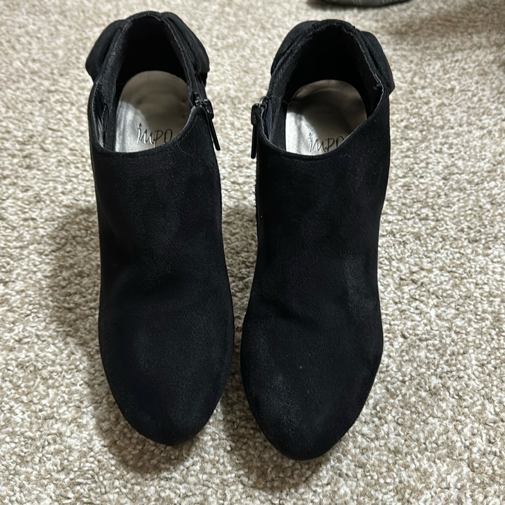 Very cute stiletto heel, black, Shorty boots